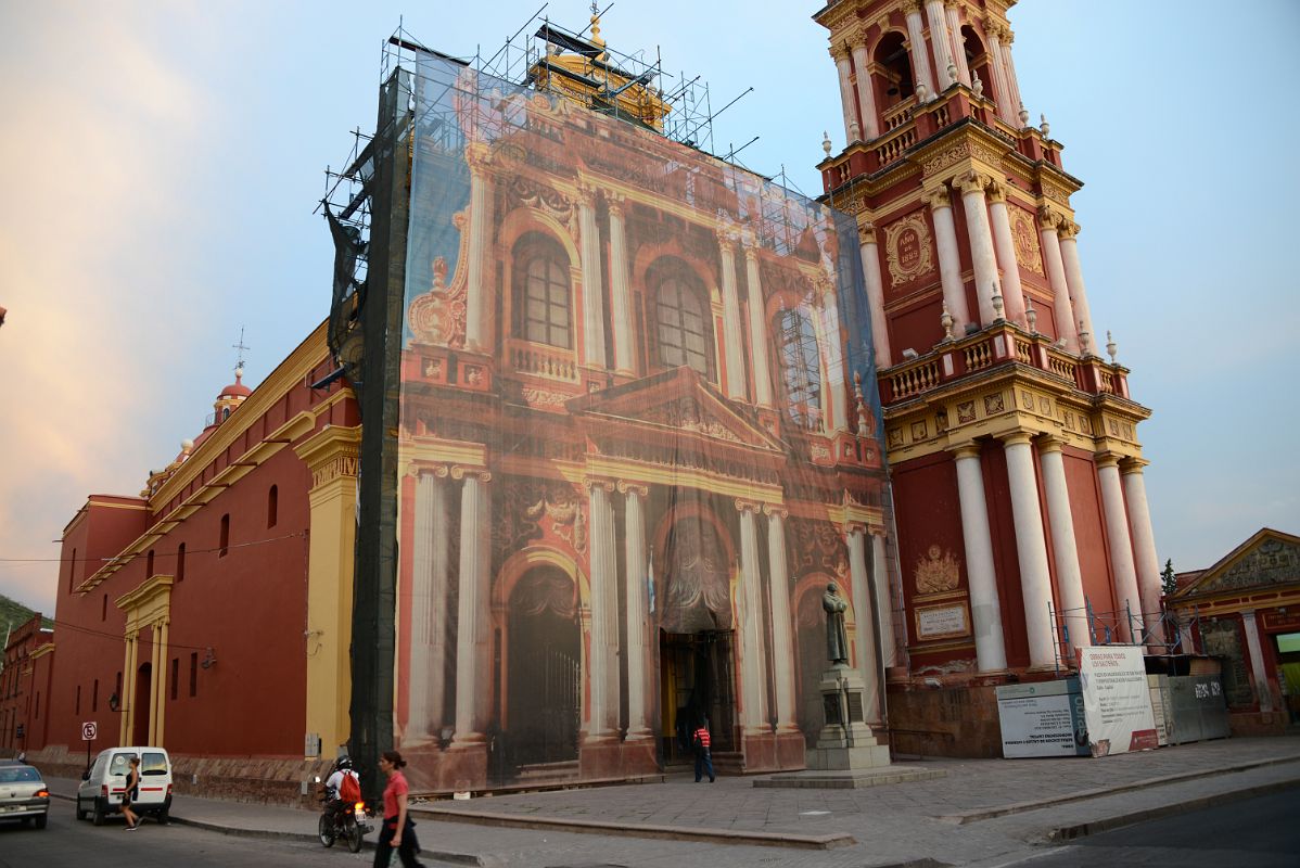 01 Iglesia San Francisco Saint Francis Church With Red Paint Salta